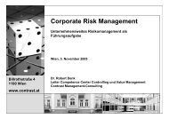 Robert Denk - Corporate Risk Management - Controller Institut