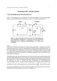 Elementare RC- und RL-Glieder