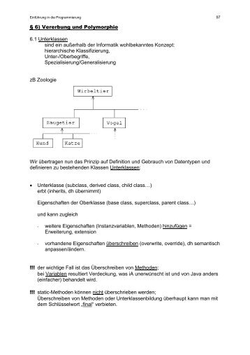 Einführung in die Programmierung