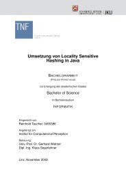 Umsetzung von Locality Sensitive Hashing in Java - Department of ...