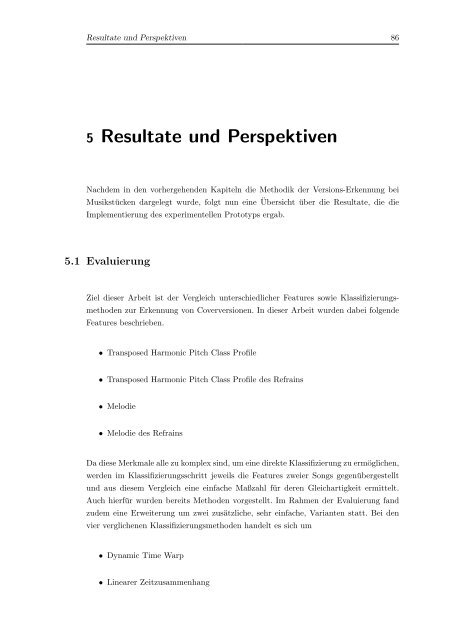 Automatische Erkennung von Cover-Versionen und Plagiaten in ...