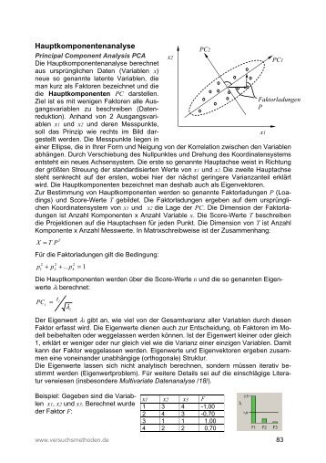 Hauptkomponentenanalyse