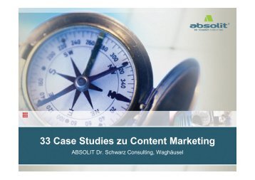 Mehr darüber in "33 Case Studies zu Content Marketing" - CRM Finder