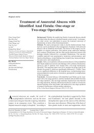 Treatment of Anorectal Abscess with Identified Anal Fistula: One ...