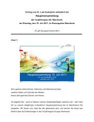 Download Redetext mit Charts - CropEnergies AG