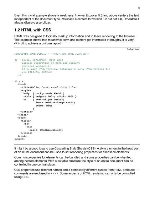 XML — Architecture, Tools, Techniques - Department of Computer ...