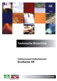 DE Technische Broschüre EcoSwiss VK - CTC Giersch AG