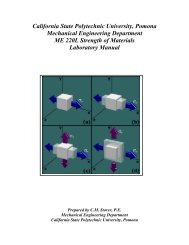 STRENGTH OF MATERIALS LABORATORY MANUAL