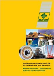 Hochleistungs-Schmierstoffe für die Industrie und den Bausektor ...