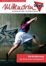 25. Ausgabe - Sommer - CVJM Stuttgart