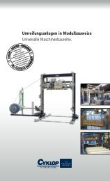 Umreifungsanlagen in Modulbauweise Universelle ... - Cyklop