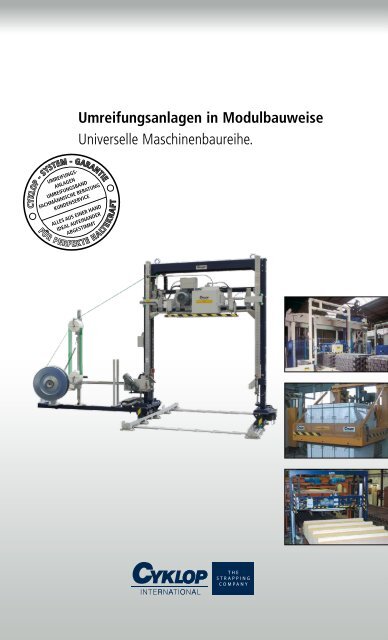 Umreifungsanlagen in Modulbauweise Universelle ... - Cyklop