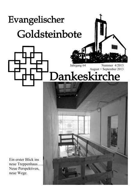 August/September 2013 - Dankeskirchengemeinde Goldstein