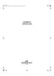 Compliance Jahrbuch 2010 - DATAKONTEXT