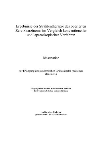 Ergebnisse der Strahlentherapie des endoskopisch operierten ...