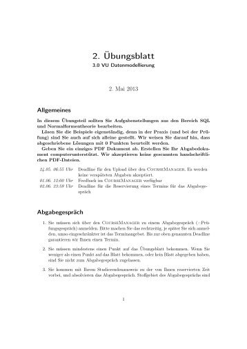 Musterlösung - DBAI