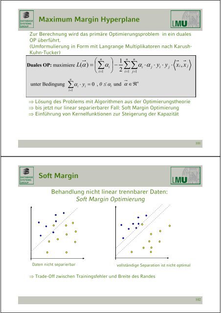 Klassifikation - Database Systems Group - Ludwig-Maximilians ...