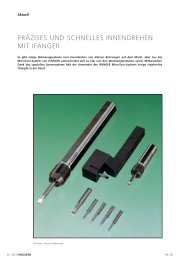 Innendrehen mit IFANGER - DECO Magazine - The site - Tornos SA