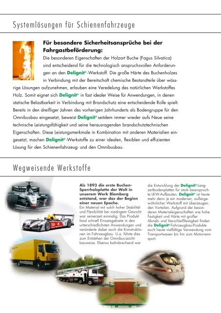 Delignit® Railfloor – System-Bodenlösungen für Schienenfahrzeuge