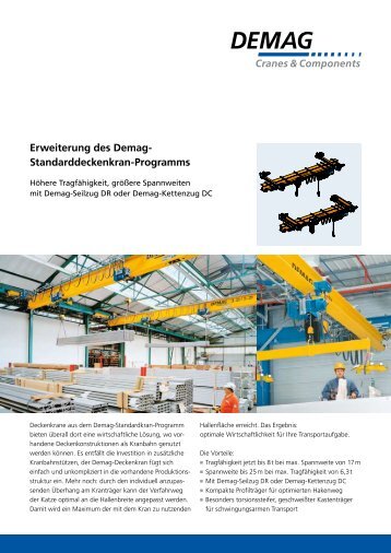 EKDE: Technische Daten (PDF | 464,7 KB ) - DEMAG Cranes ...