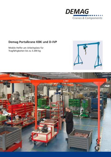 Portalkrane KBK und D-IVP - Demag Cranes & Components GmbH