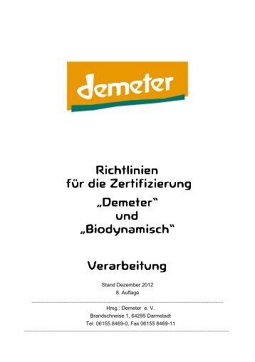 Gesamt Datei: Demeter- Richtlinien