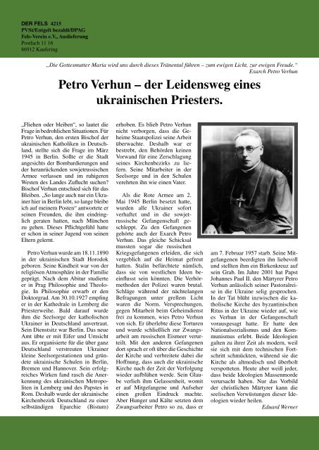 Juni 2005 - Der Fels