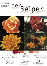 Kultur - Der Belper