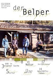 Kultur - Der Belper