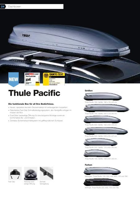 THULE Produkte - Derendinger