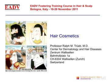 EADV Fostering Training Course in Hair & Scalp