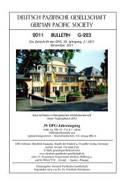 Bulletin G-223 - Teil 1 - Deutsch Pazifischen Gesellschaft