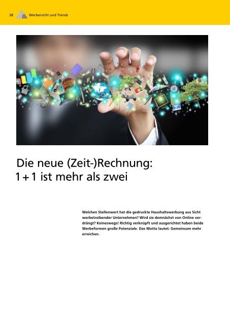 Haushaltswerbung in Deutschland 2012 ... - Deutsche Post