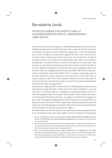 Bernadette Jonda: Auf der Schwelle zum Erwachsensein, oder