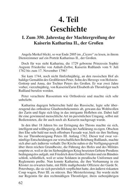 Vor 350 Jahren - Deutschland Journal