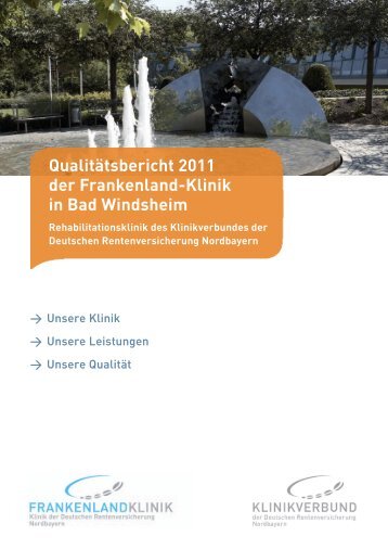 Qualitätsbericht 2011 der Frankenland-Klinik, Bad Windsheim.
