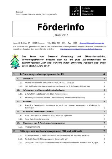 Förderinfo - Dezernat 4 Forschung und EU-Hochschulbüro ...