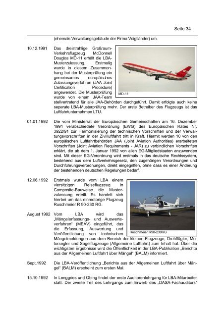 Luftfahrt Bundesamt - Deutscher Fluglärmdienst eV