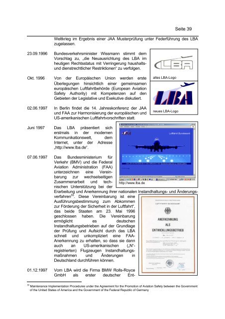 Luftfahrt Bundesamt - Deutscher Fluglärmdienst eV