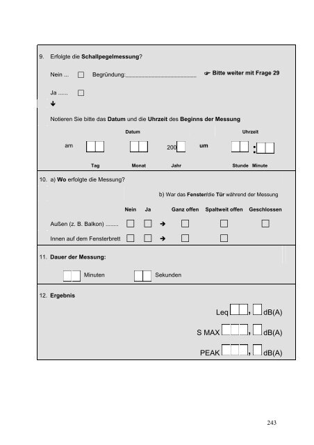 Kinder-Umwelt-Survey (KUS) 2003/06, Lärm - Deutscher ...