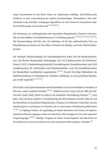 Kinder-Umwelt-Survey (KUS) 2003/06, Lärm - Deutscher ...