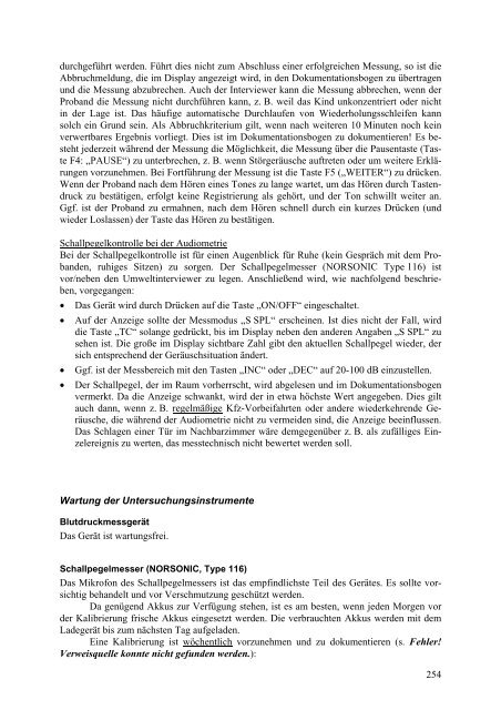 Kinder-Umwelt-Survey (KUS) 2003/06, Lärm - Deutscher ...