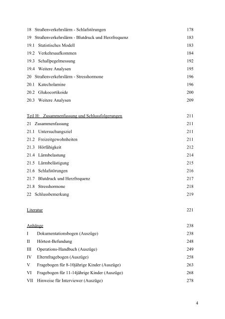 Kinder-Umwelt-Survey (KUS) 2003/06, Lärm - Deutscher ...