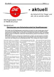 - aktuell - DG Flugzeugbau GmbH