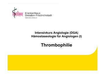 Thrombophilie