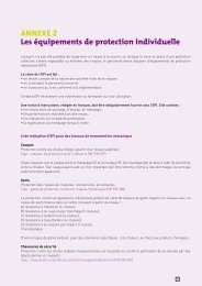 Les équipements de protection individuelle