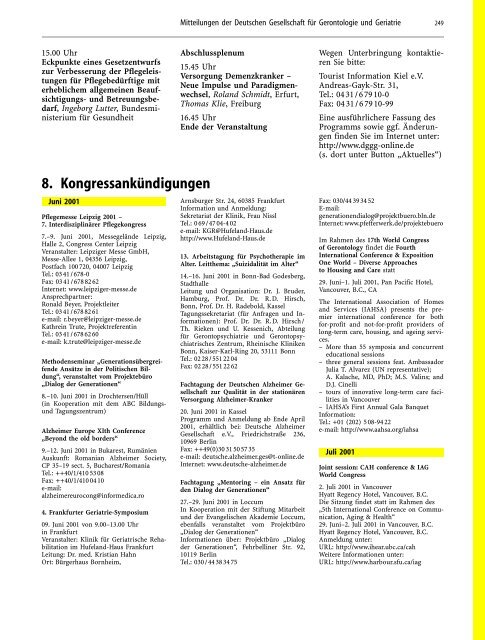 3/2001 - Deutsche Gesellschaft für Gerontologie und Geriatrie