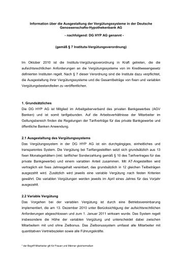 Vergütungssystem (PDF) - DG Hyp