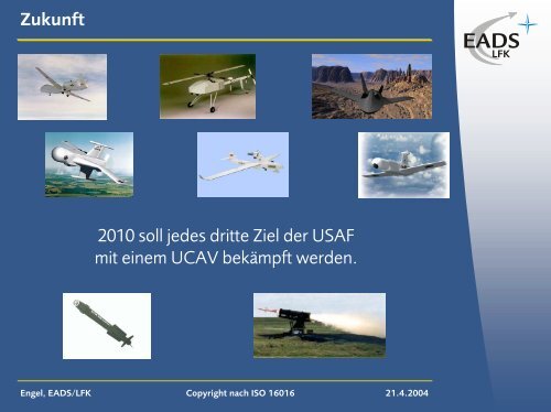Einsatzkonzepte und Flugkörper für UCAVs