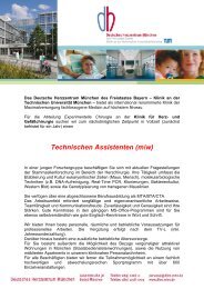Technischen Assistenten (m/w) - Deutsches Herzzentrum München